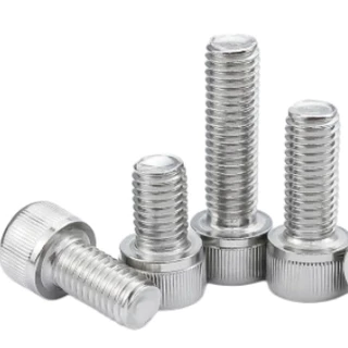 A&D M3/M4 50PCS 304 สกรูซ็อกเก็ตหกเหลี่ยมหัวทรงกระบอกสแตนเลส