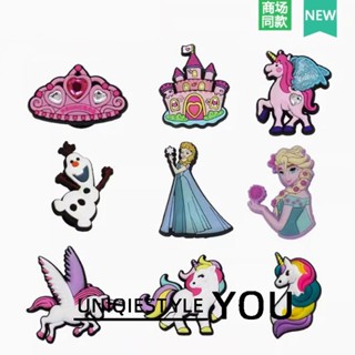 2026 อุปกรณ์เสริมสไตล์ใหม่ตกแต่งหัวเข็มขัดหลุมรองเท้าดอกไม้ก…