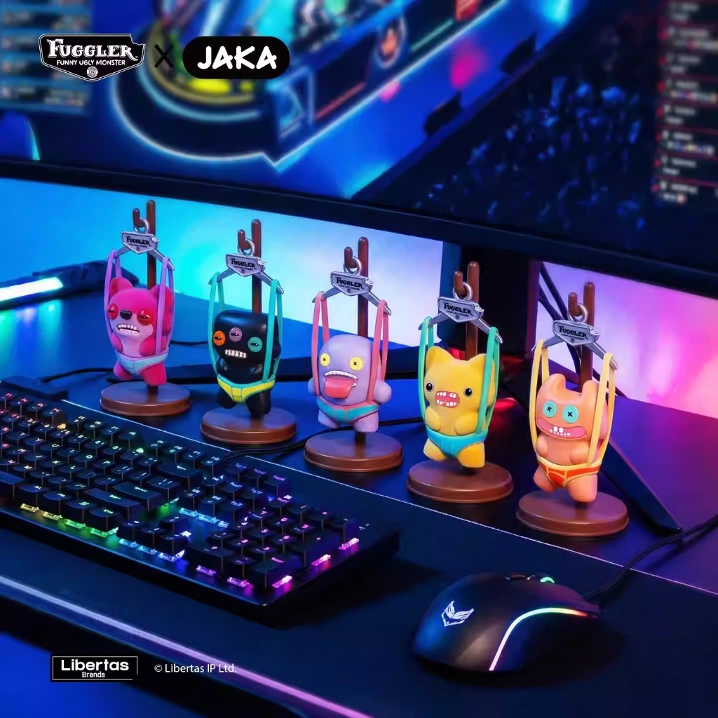 Fuggler + JAKA Mystery Box อย่างเป็นทางการของแท้ฟันมอนสเตอร์รถตกแต่ง Fuggler ฟันน่ารักมอนสเตอร์น่าเกลียดของเล่นเด็กเดสก์ท็อปตกแต่ง