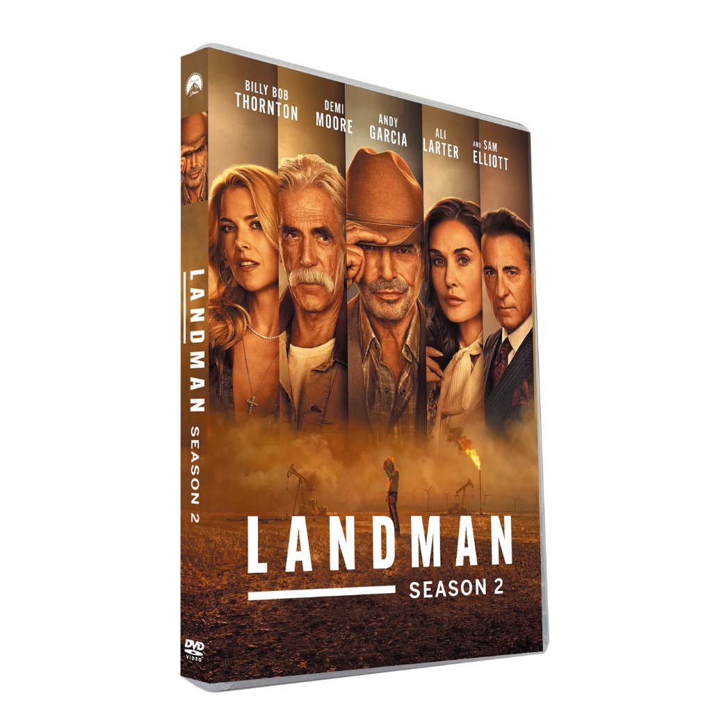 ต้นฉบับละครอเมริกัน Landman ซีซั่น 2 ดีวีดีภาพยนตร์ 3DVD HD ชุดคําบรรยายการออกเสียงภาษาอังกฤษ