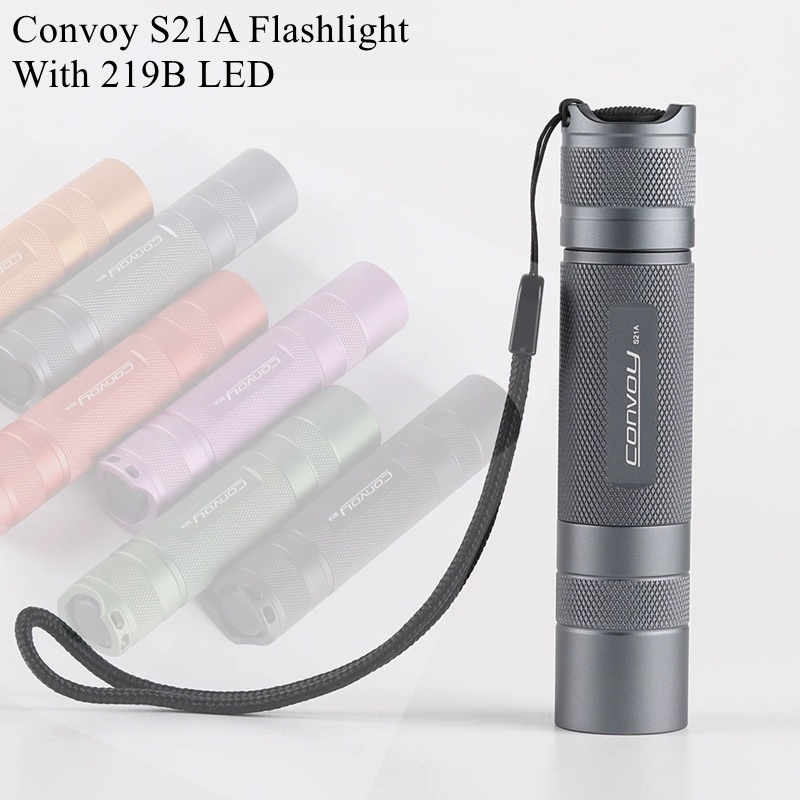Convoy S21A ไฟฉาย Nichia 219B LED Camping เดินป่า