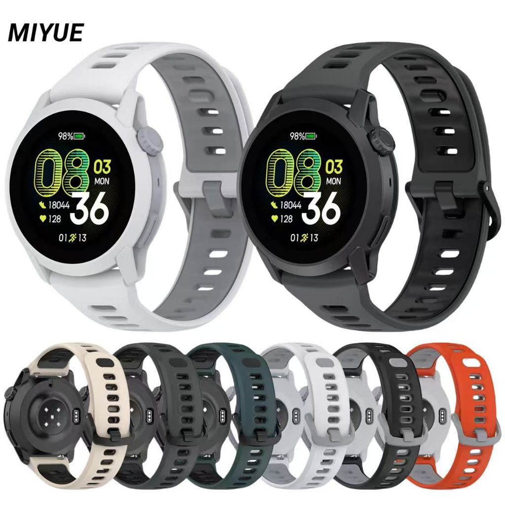 22 มม.สําหรับ Huawei GT6/GT6 Pro 46 มม./GT5/GT5 Pro 46 มม.สองสีซิลิโคนเหลวสร้อยข้อมือสําหรับ Huawei 