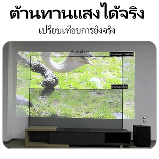 หน้าจอโปรเจคเตอร์ 60/100 นิ้ว 16:9 หน้าจอภาพยนตร์การฉายภาพแบบพกพาแบบพับได้ ความละเอียดสูง สําหรับโฮมเธียเตอร์กลางแจ้งในร่ม