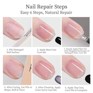 XEIJAYI-Fiber Repair Gel ช่วยซ่อมแซมเล็บที่แตกร้าวและแตก เติมเต็มผิวเล็บ
