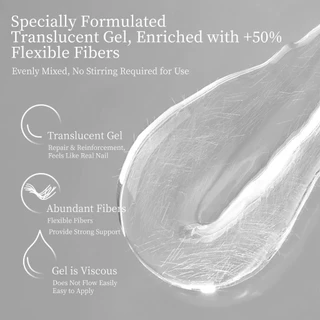 XEIJAYI-Fiber Repair Gel ช่วยซ่อมแซมเล็บที่แตกร้าวและแตก เติมเต็มผิวเล็บ