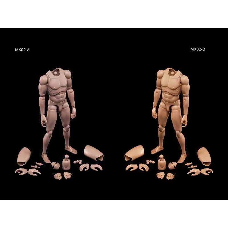 คลังสินค้าพร้อม 1/6 MX02-A เวอร์ชัน 2.0 2014 ยุโรป American Asian Men Joint Body MX02-B