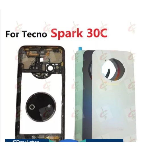 ฝาหลังสําหรับ Tecno Spark 30C กรอบกลาง KL5 KL5n