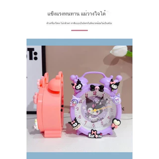 นาฬิกาปลุก Kuromi สำหรับเด็กผู้หญิง – ตัวเลขชัดเจน แบตอึด ใช้งานนาน ออกแบบน่ารักเฉพาะ ของขวัญวันเกิด 4-10 ปี