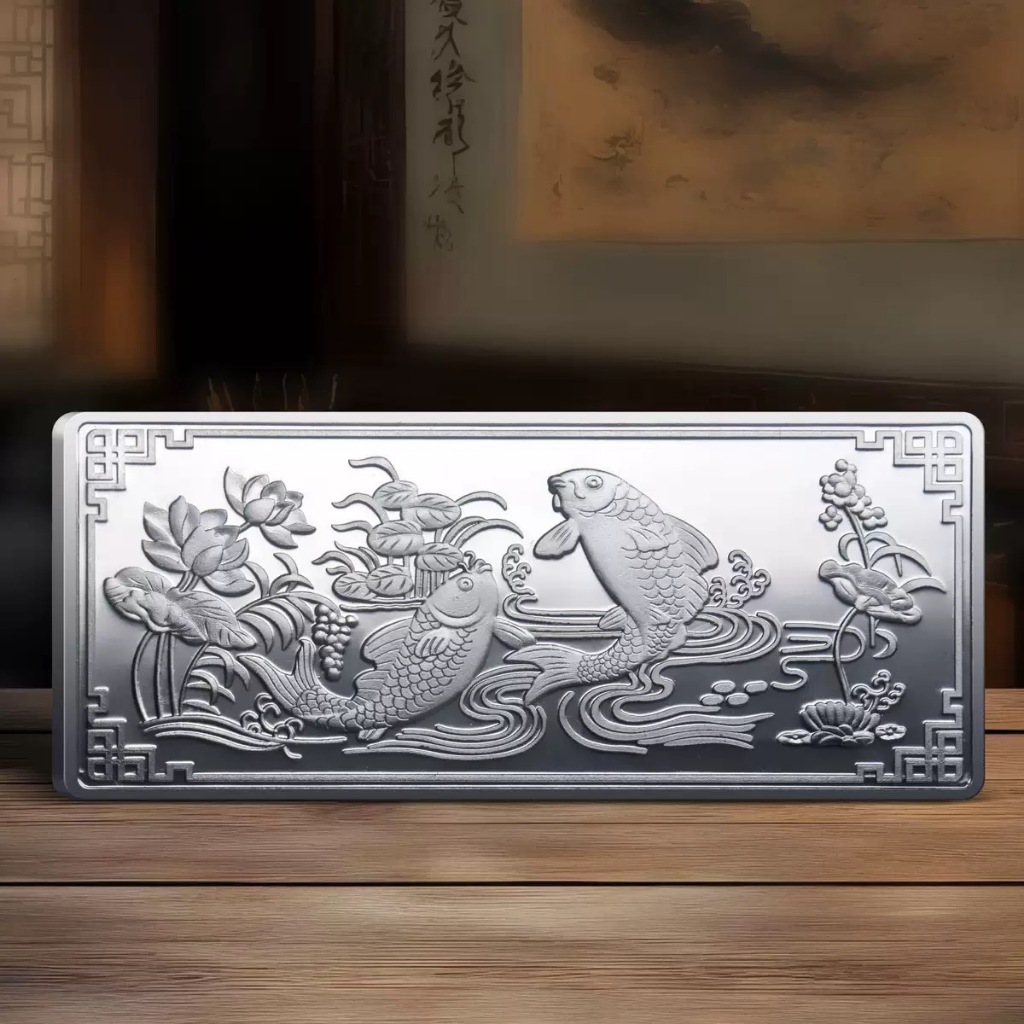 100g แท่งเงินประณีตแกะสลักการลงทุน Silver Bars100g Donkey Red Silver Bars100g Silver Red Red Red Red