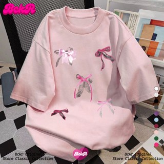 【จัดส่งตลอด 24 ชั่วโมง】🔥BCKR ดีไซน์เก๋ ลายโบว์ เสื้อผญ เสื่อ…