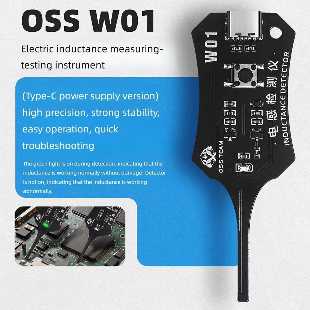 OSS W01 lanrui K7s relife XA5 Inductor เครื่องตรวจจับเครื่องมือ Quick Fault ตรวจสอบเมนบอร์ดขดลวดเครื