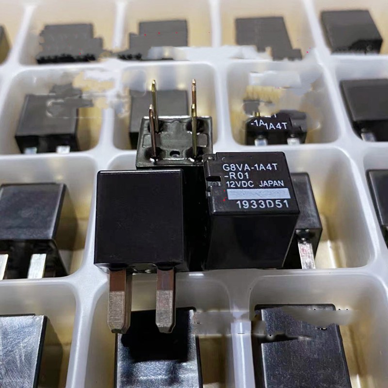 รีเลย์รถ G8VA-1A4T-R01 12VDC 4 Pins เหมาะสําหรับพัดลมเครื่องปรับอากาศรถยนต์ไฟตัดหมอกเลี้ยวสัญญาณ