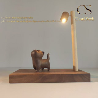 ไม้แกะสลักลูกแมวน่ารักรักษาของขวัญ ซุนเดเระ แมวเดสก์ท็อปตกแต…