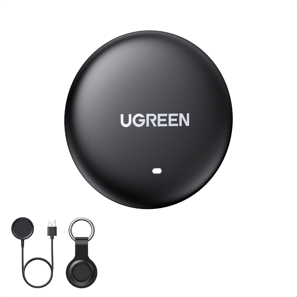 UGREEN FineTrack Mini Smart Tag ไร้สายชาร์จ Anti Lost Tracker Finder ใช้งานร่วมกับ iOS สําหรับ iPhon