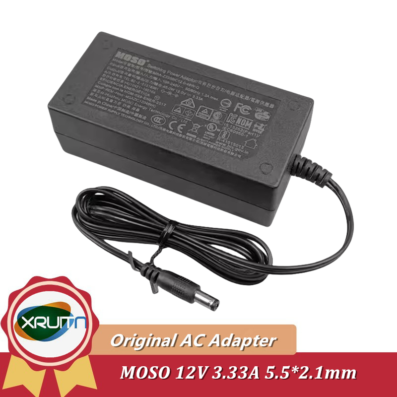 ของแท้ MOSO 12V 3.33A 40W MSA-Z3330IC12.0-48W-Q AC Switching Power Adapter Charger สําหรับ Hikvision