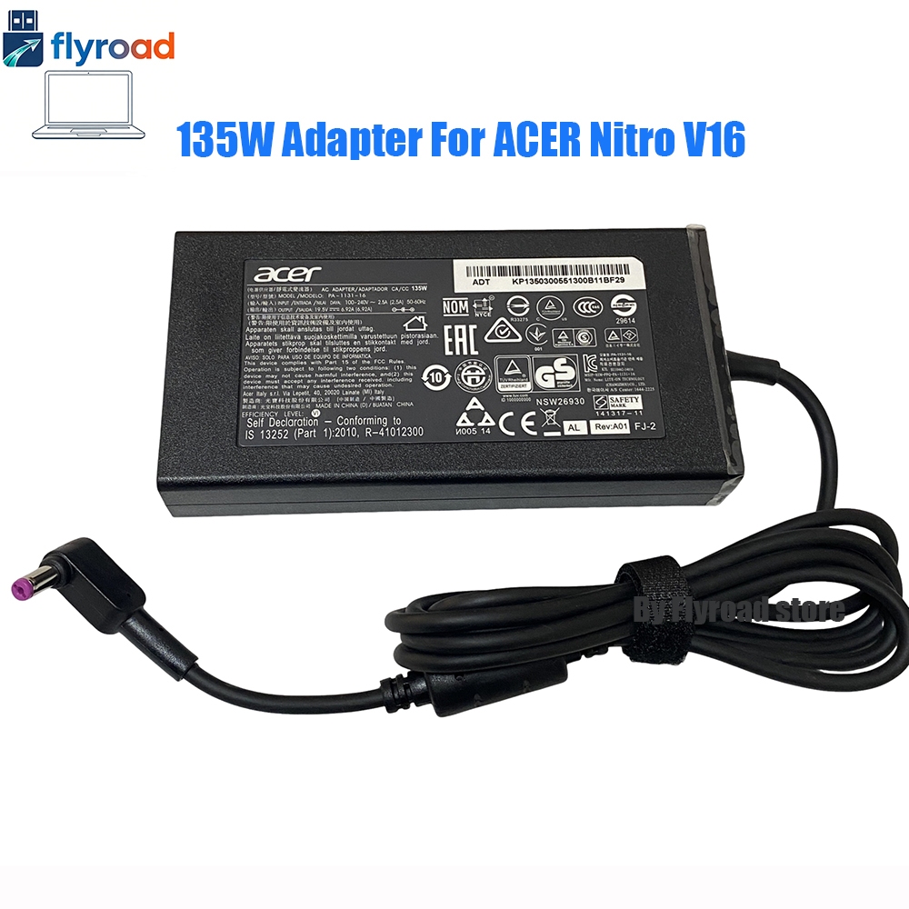 อะแดปเตอร์แปลงไฟ 135W สําหรับ Acer Nitro V16 ANV16-41 V15 ANV15-51 ที่ชาร์จแล็ปท็อป