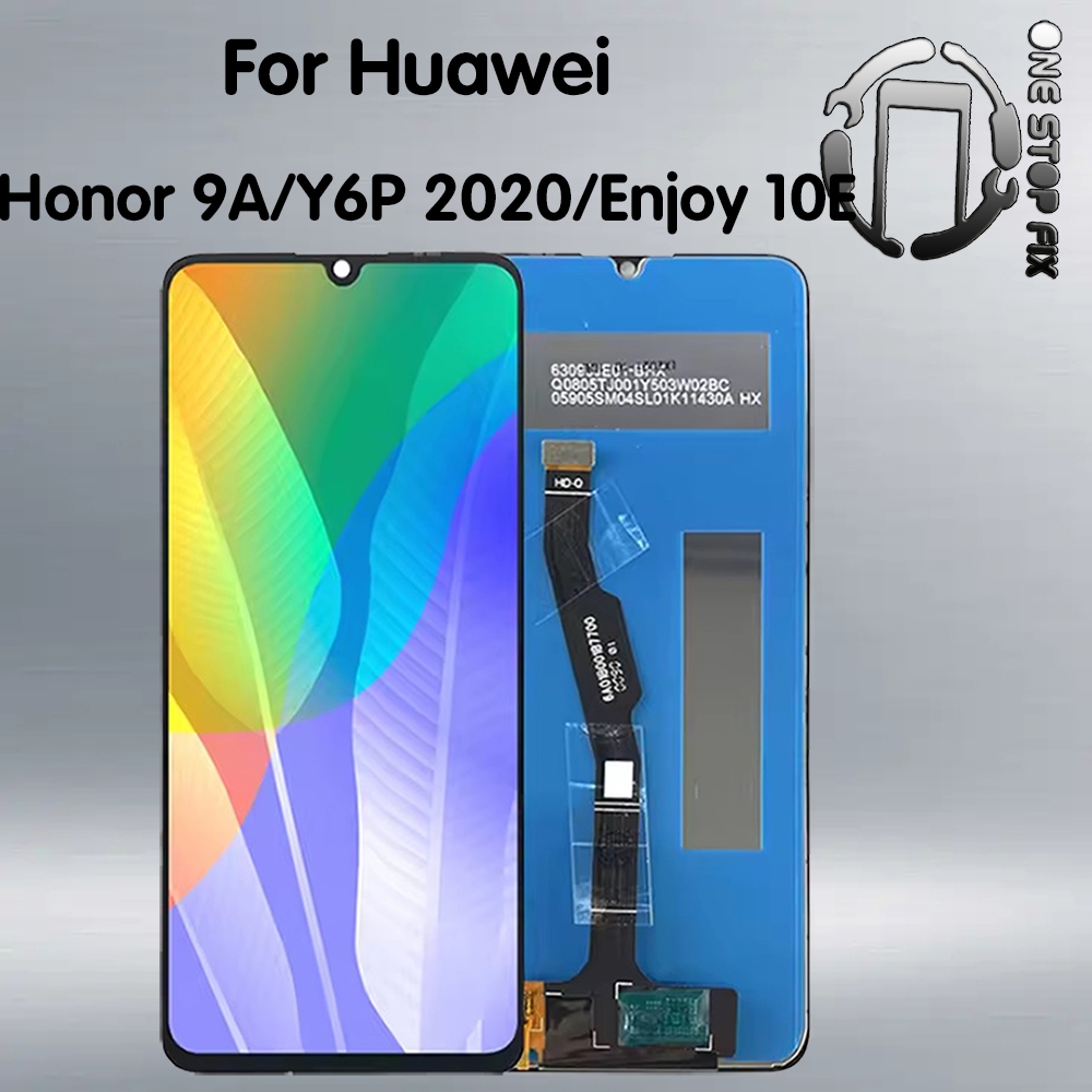 สําหรับ Huawei Y6P 2020 จอแสดงผล LCD หน้าจอสัมผัสเปลี่ยนสําหรับ Honor 9A MOA-LX9N/สําหรับเพลิดเพลินไ