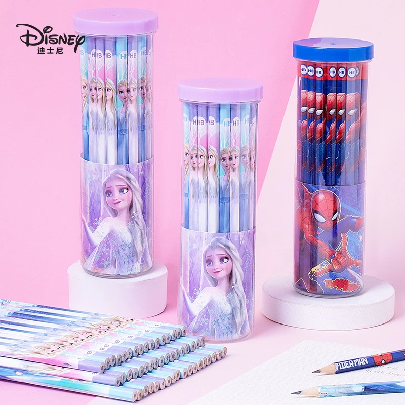 ดินสอ HB Disney สำหรับนักเรียน เด็กปฐมวัย ผู้เริ่มต้น แพ็คเกจ ลำต้นกลม
