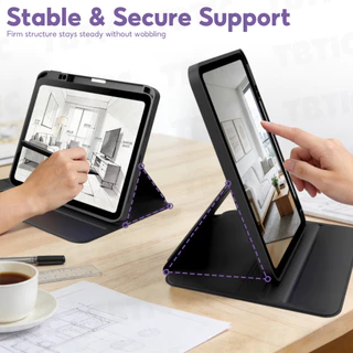 Tbtic สําหรับ Xiaomi Pad 8 Pro 7 Pro 6 Pro 5 Pro 2025 Case Cover Casing 11.2 11 นิ้ว2024 พร้อมที่ใส่ดินสอ 360° การหมุน