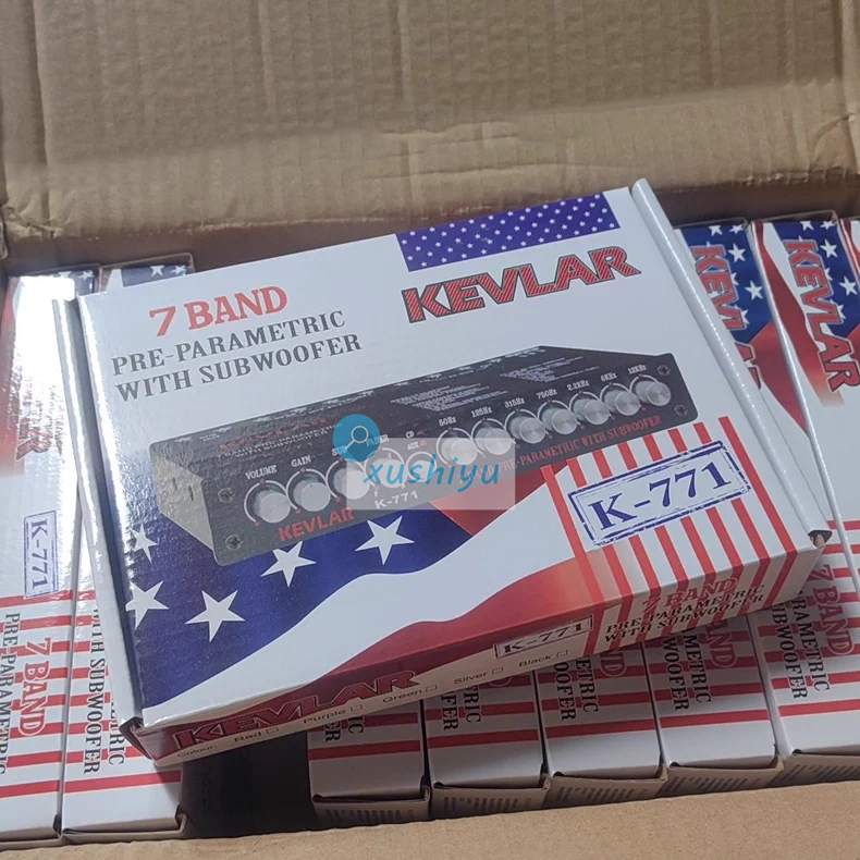 KEVLAR k-771 รถ Seven-Stage EQ Regulator 12V Tuner Balancer