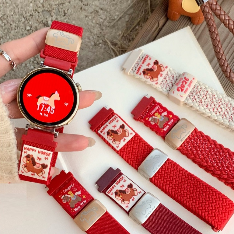 New Year Magnetic Strap For  Huawei watch gt 6 pro สาย Huawei watch gt 6 สาย Huawei watch GT 5 Strap