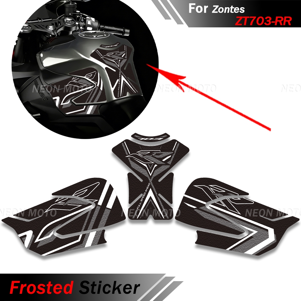 สําหรับ Zontes ZT703-RR ZT-703RR ZT 703RR 703 RR ผจญภัยรถจักรยานยนต์ Pad Cap Grips แก๊สการใช้เข่า Fr