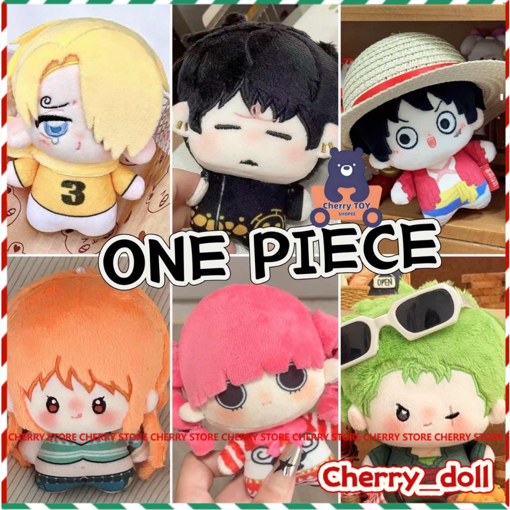 10cm ONE PIECE Luffy Zoro Sanji Trafalgar D. Water Law ตุ๊กตา ,ตุ๊กตาตุ๊กตาคอสเพลย์พิมพ์นุ่นผ้าฝ้าย การขยายความ จี้กระเป๋าเป้สะพายหลังพวงกุญแจของขวัญ