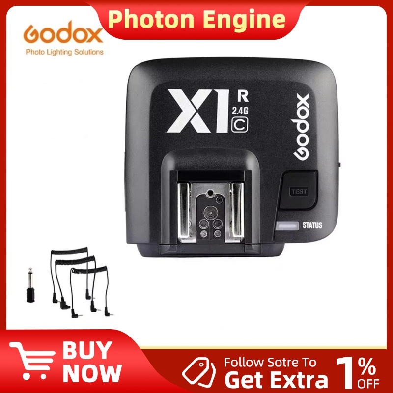 Godox X1R TTL 2.4G ไร้สาย X1R-C X1R-N X1R-S ตัวรับสัญญาณ X1T-C/N/S XPRO-C/N/S