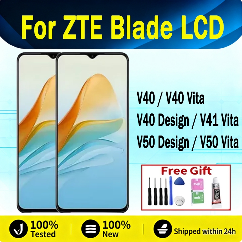 สําหรับ ZTE Blade V40 V40 Vita V40 ออกแบบ V41 Vita V50 ออกแบบ 4g V50 vita จอแสดงผล LCD หน้าจอสัมผัสเ