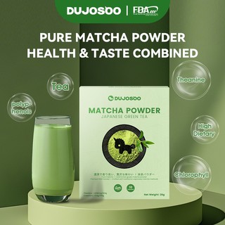 DUJOSOO matcha powder Pure Japanese 100% Matcha Green Tea Instant 2g- Pack of 10