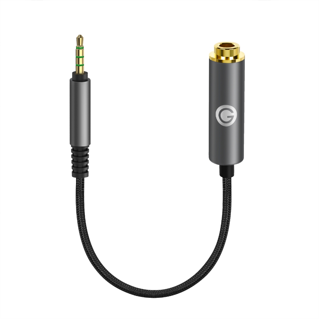 GEEKRIA 2.5 มม.TRS Balanced Male to 4.4 มม.Balance Female Adapter Cable, 5 ขั้วหูฟัง Converter สําหรับ DAC/AMP (15 ซม.)