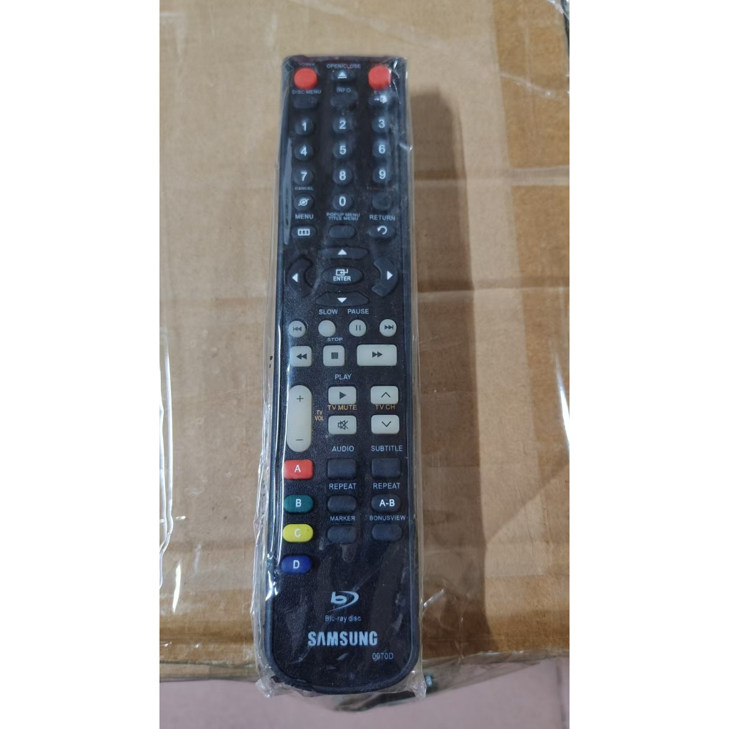 00070D AK59-005070D เปลี่ยนรีโมทคอนโทรลสําหรับ Samsung Blu-ray Disc Player BD-P2550 BD-P2500 BD-P150