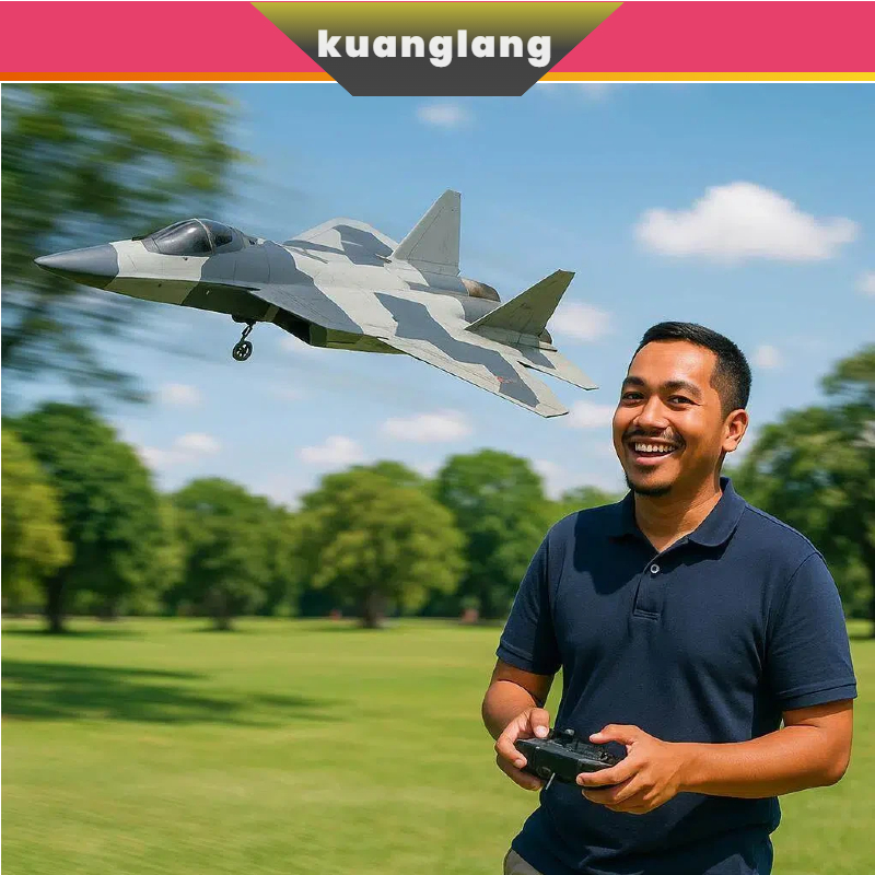 RC Pitch Plane SU57 Dual High Motors Fighter Jet ระบบอัจฉริยะ 2 ช่องของเล่นเด็ก