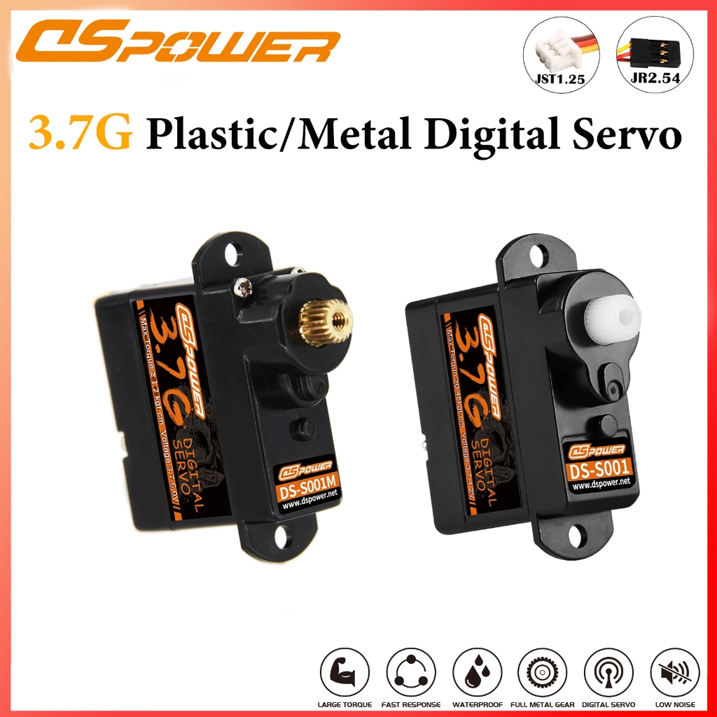 DSpower 3.7G Micro พลาสติก/โลหะเกียร์ Digital Servo สําหรับ RC Mini รถ Drone เครื่องบิน WLtoys K969 