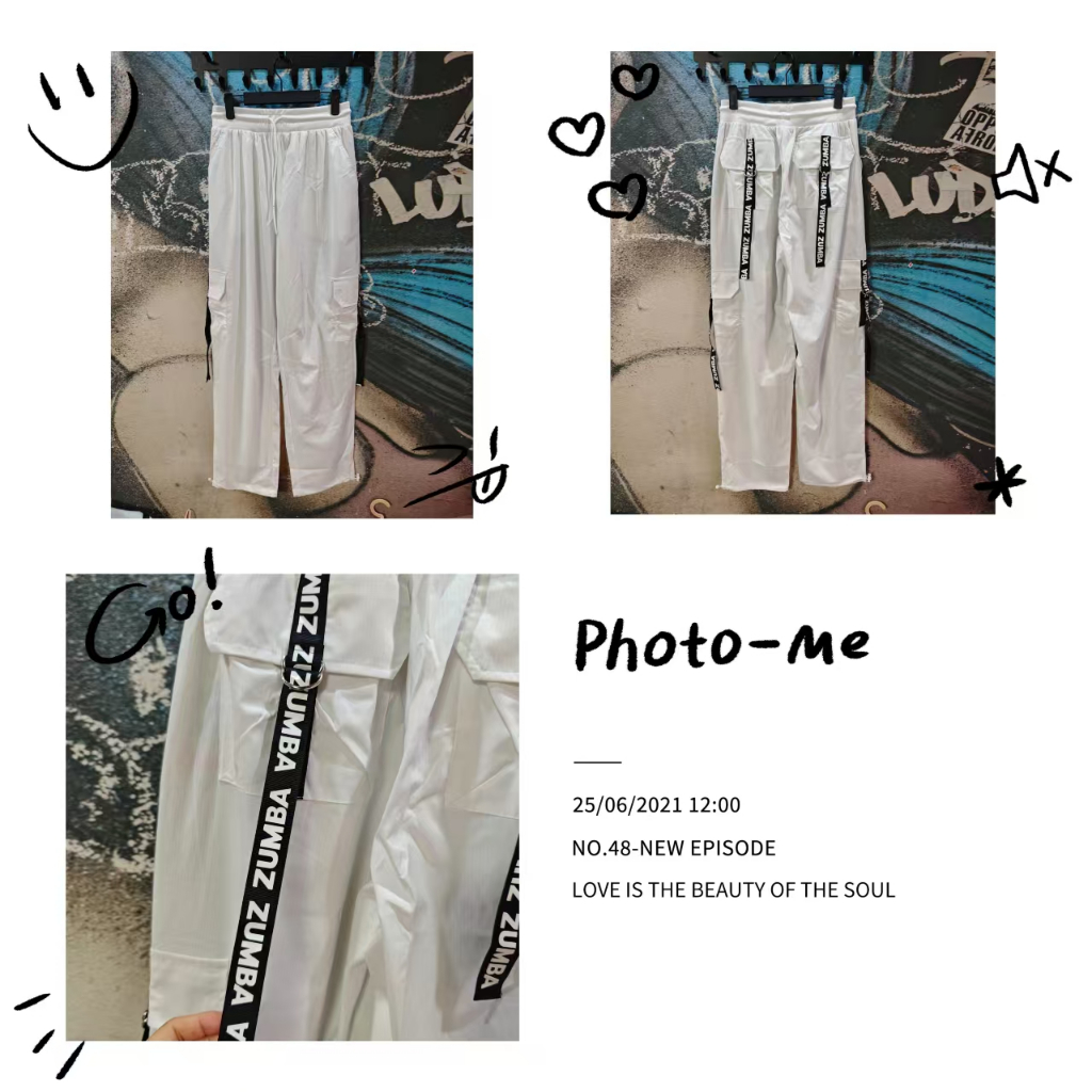 Zunba 2026 สไตล์ใหม่ Quick-Drying กางเกงกีฬาสีขาวผู้ชายผู้หญิงเสื้อผ้าออกกําลังกายรุ่นหลวม Slimmer ดูกางเกงริบบิ้นกางเกงพร้อมสต็อก