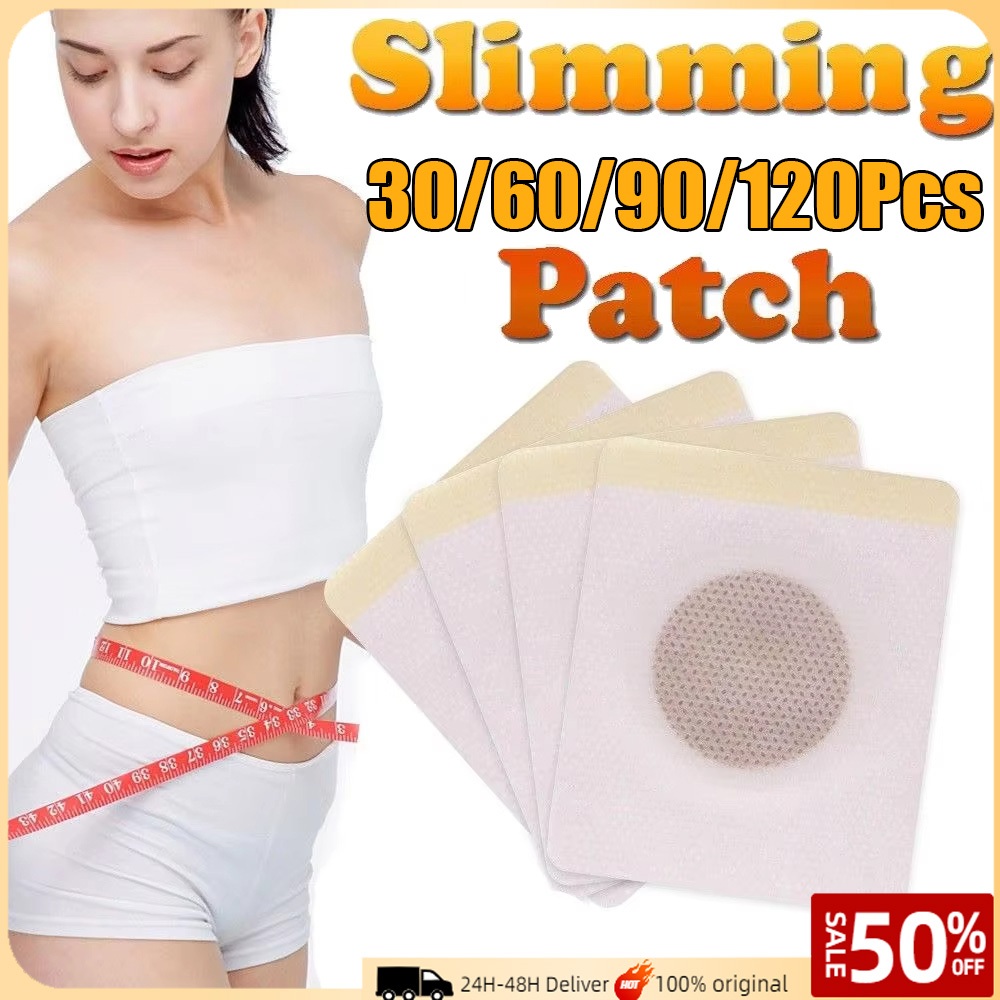 60/90/120 ชิ้น Slim Patch, Detox Slimming Herbal Patch ยาจีนลดน้ําหนัก Navel Stick Slimming Patch