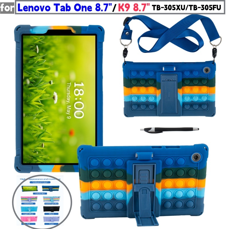 สําหรับ Lenovo Tab One/Tab K9 8.7 นิ้ว TB305XU/TB305FU Decompression Thinking chess Bubble Case ซิลิ