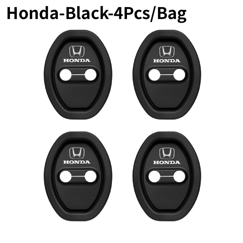 4 ชิ้นซิลิโคนรถล็อคประตูฝาครอบป้องกันประตูล็อคโช้คอัพเงียบอุปกรณ์เสริมสําหรับ Agya Raize Calya Avanza Xpander ERTIGA XL7 Swift Fiesta Ranger Ecosport Sonet Sportage - รูปที่ 6