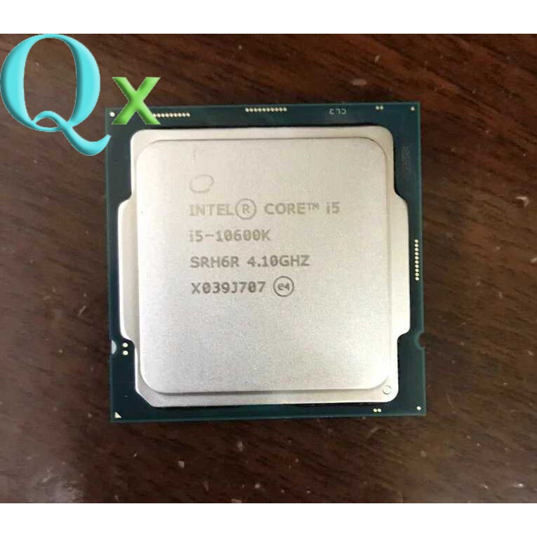 Upgrade Gaming CPU 10Th Gen Core I5-10600k LGA 1200 CPU 6-core 4.1Ghz โปรเซสเซอร์เดสก์ท็อป