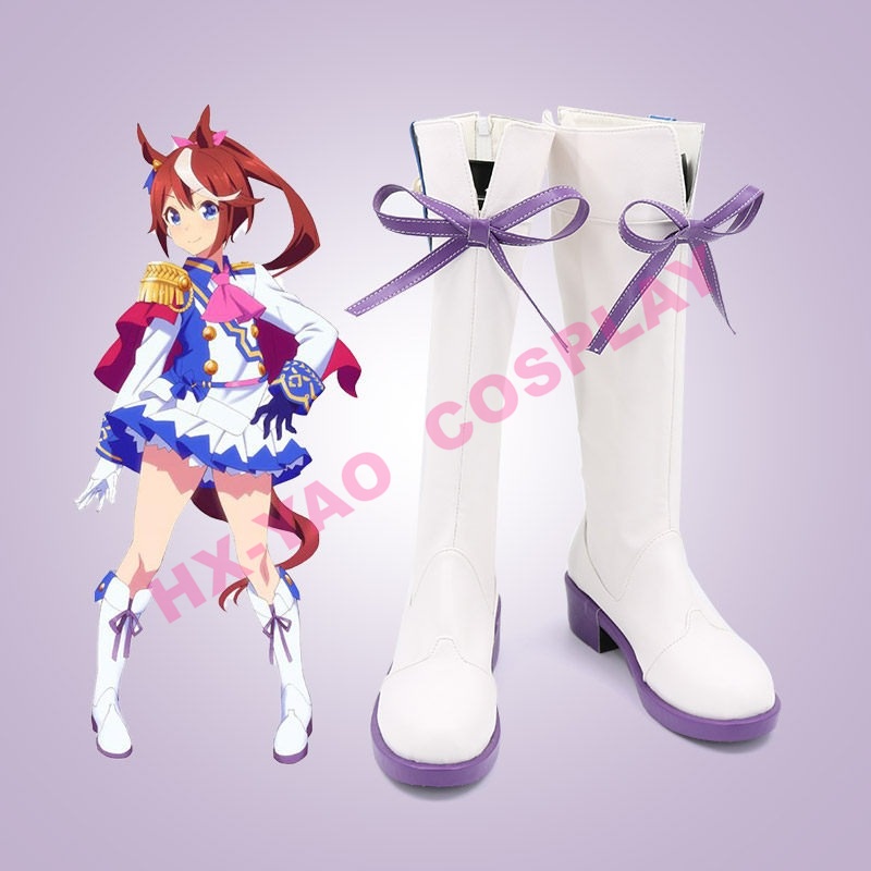 【HX-YAO】Uma Musume Pretty Derby cosplay shoes Tokai Teio รองเท้าสำหรับการแสดงคอสเพลย์