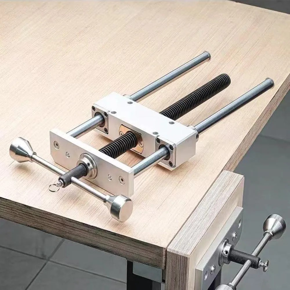 Woodworking Desktop Inertia Vise DIY Woodworking Table Precision Heavy-duty Vise Table Clamp Table Clamp Double Link