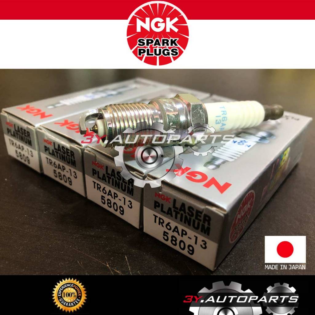 ของแท้ใหม่ TR6AP-13 5809 Laser Platinum (4 ชิ้น) หัวเทียน 1369704  สําหรับ volvo C30 V50 V70 S40 5M5