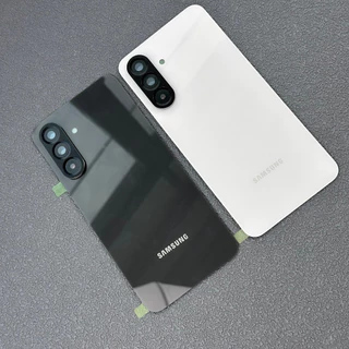 Samsung GalaxyA56 SM-A566B กระจกฝาหลังแบตเตอรี่ด้านหลังประตูกรณีอะไหล่พร้อมเลนส์กล้อง + โลโก้