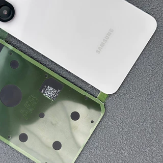 Samsung GalaxyA56 SM-A566B กระจกฝาหลังแบตเตอรี่ด้านหลังประตูกรณีอะไหล่พร้อมเลนส์กล้อง + โลโก้