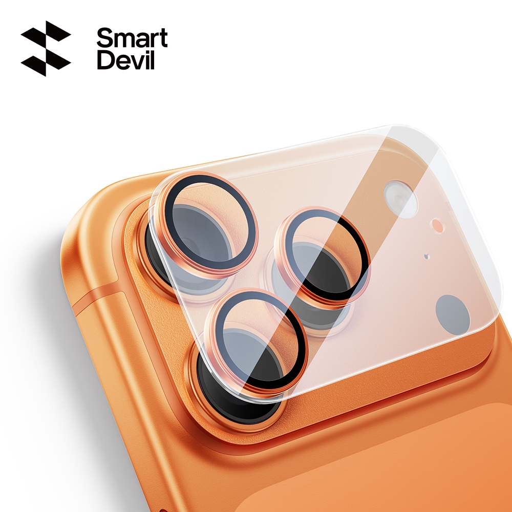 SmartDevil คอร์นิ่ง ออล-โคเวอร์จ AR เลนส์ฟิล์มสําหรับ iPhone 17 Pro Max/17 Pro/17ทนทานต่อแรงกระแทก ทนทานต่อรอยขีดข่วน ป้องกันรอยนิ้วมือ ป้องกันแสงสะท้อน สําหรับ เพิ่มประสิทธิภาพเอฟเฟกต์ภาพ