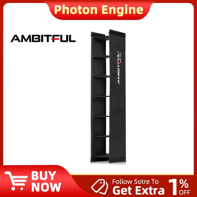 AMBITFUL SA-25 Stick Tube Light Honeycomb Grid Softbox สําหรับ AMBITFUL A2 Godox TL30 Nanlite 6C Sti