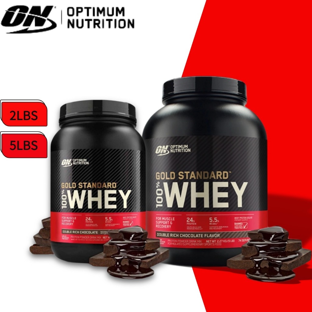 เวย์โปรตีน 100% Optimum Nutrition Gold Standard (2lbs) และ(5lbs)