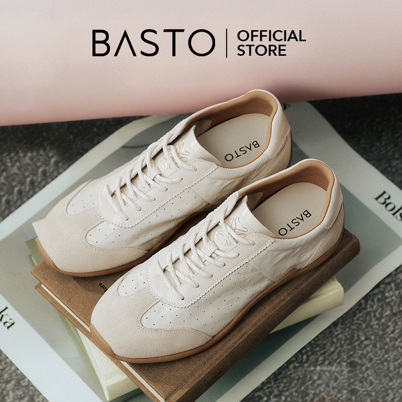 BASTO Women's Ballet Sneakers รองเท้าบัลเล่ต์ รองเท้าผ้าใบ W6123