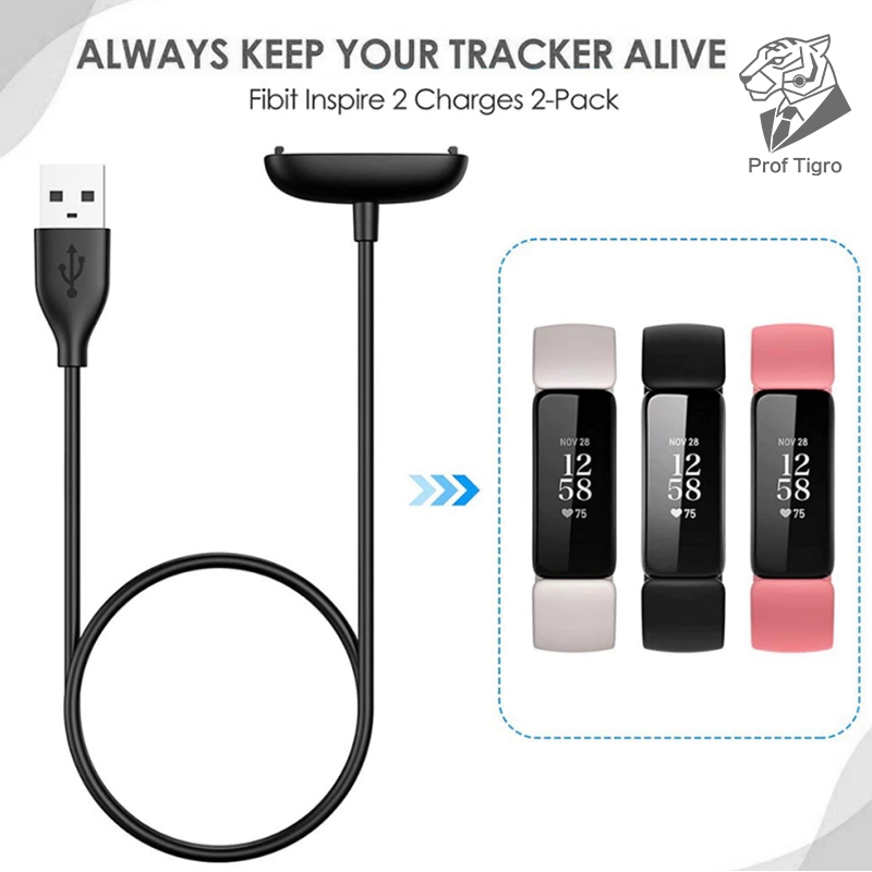 {Prof Tigro}Fast Magnetic สายชาร์จสําหรับ Fitbit smartwatch inspive 2/ACE 3 สายชาร์จสําหรับแท่นชาร์จ Cradle