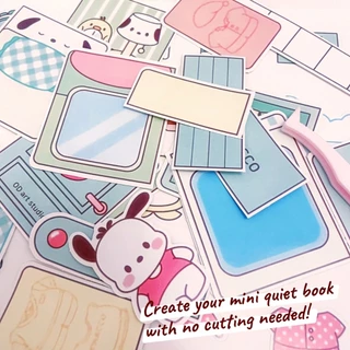 Quiet Book แฮนด์เมด Busy Book ของเล่นเด็ก DIY หนังสือแฮนด์เมด กึ่งสําเร็จรูป แฮนด์เมด เสียงเงียบ พัฒนาทักษะการลงมือปฏิบัติจริงของเด็ก คลายเครียด ของเล่น